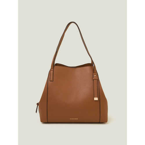 Accessorize London Women'S Brown Bucket Shoulder Bag