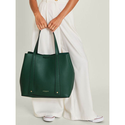 Buy Accessorize London Women'S Green Soft Faux Leather Shoulder