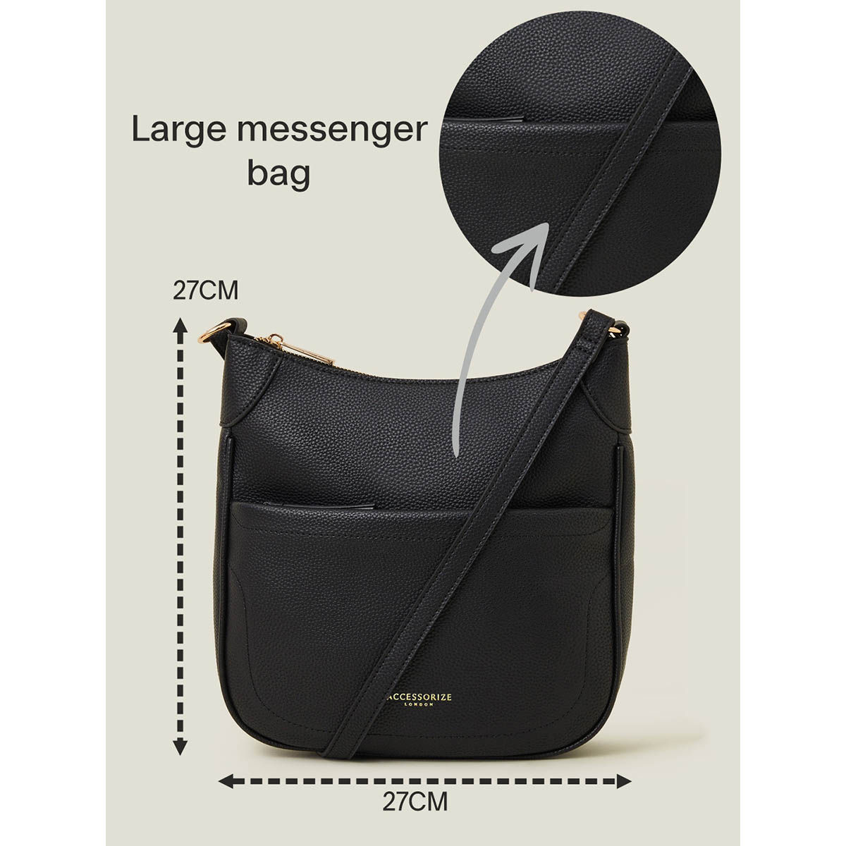 Women cheapest Large Messenger Leather Bag