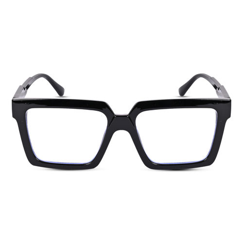 Voyage Black Wayfarer Eyeglasses for Men & Women (8774MG3922-C1