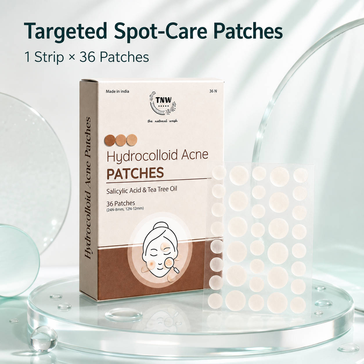 TNW The Natural Wash Pimple Patches Hydrocolloid Spot Stickers