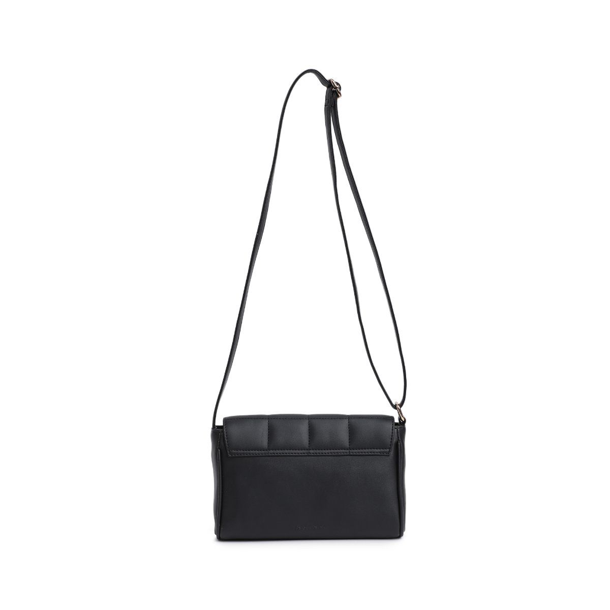 Buy Fastrack Women Textured Black Sling Bag Online