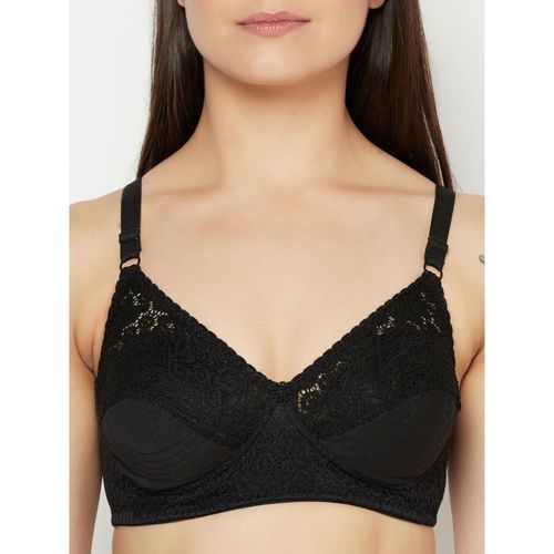 Buy Prettybold Women's Lace Bra - Black (36C) Online