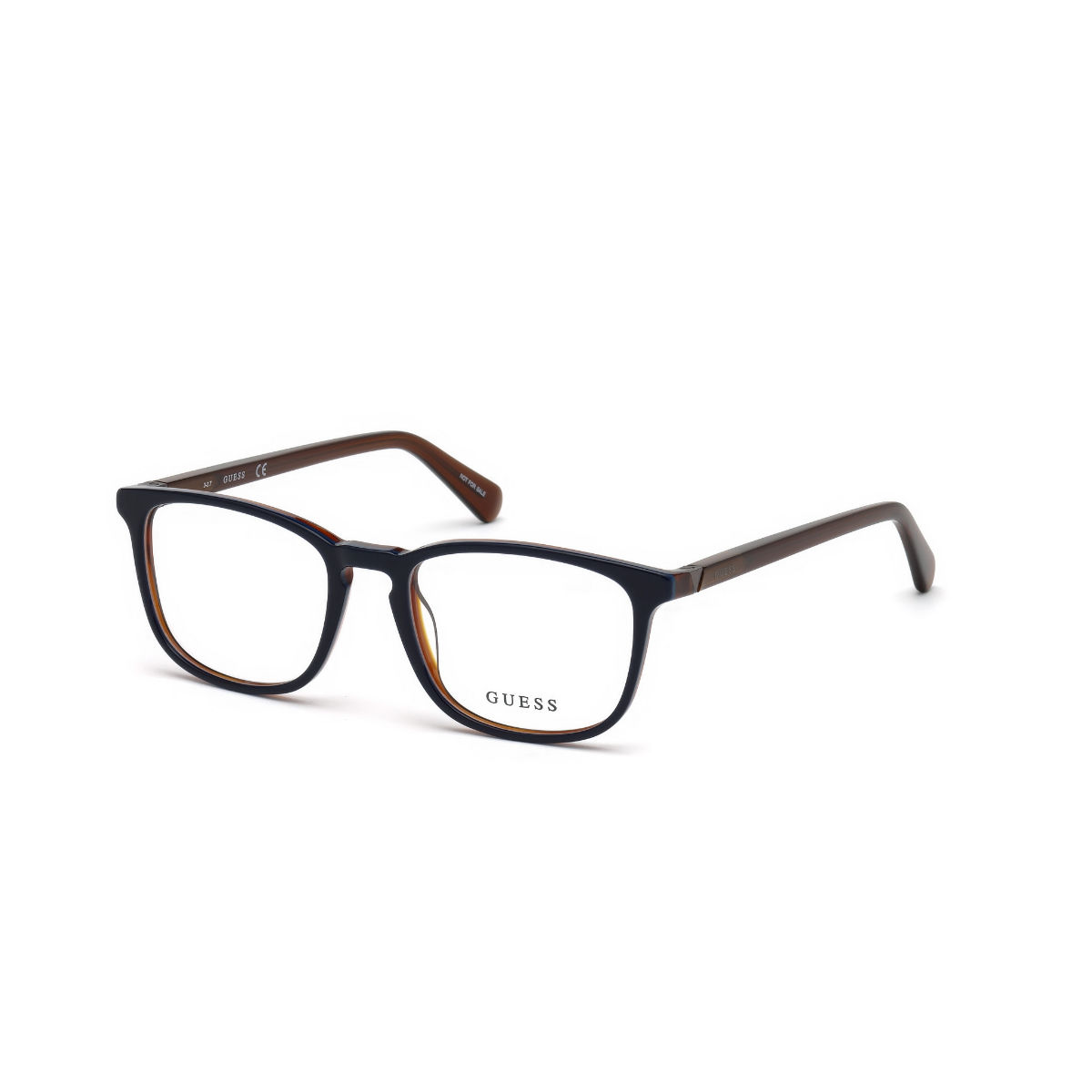 Guess Rectangular Blue Eyeglasses GU1950 52 092: Buy Guess