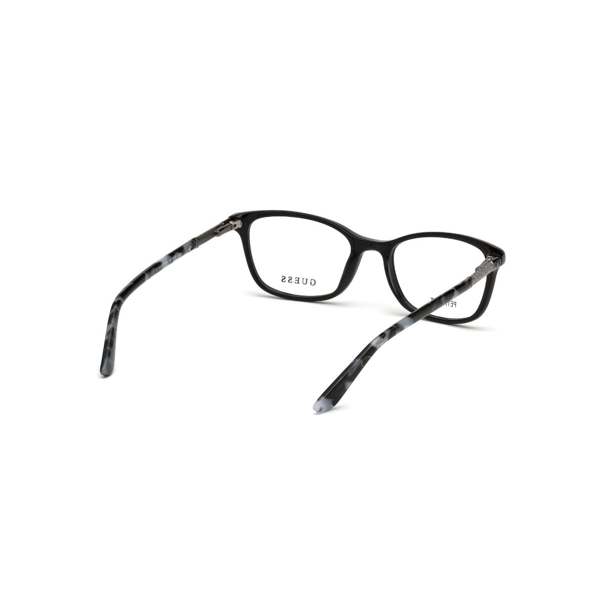 Buy Guess Rectangular Black Eyeglasses Gu2658 50 001 Online 2457