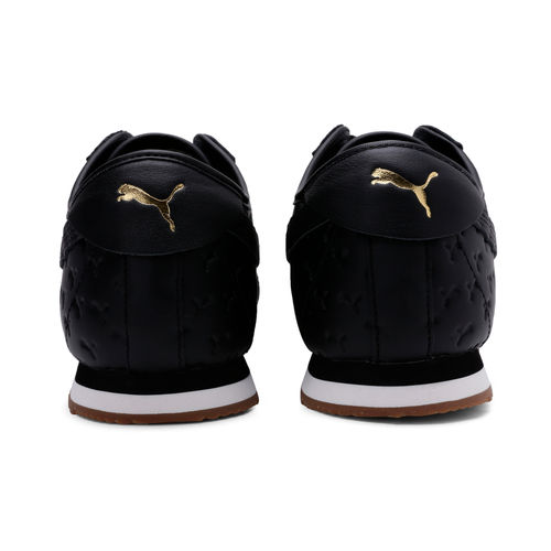 Buy Puma Roma 68 Gum Black Casual Shoes Online