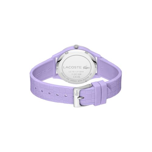 Buy Lacoste Crocodelle Quartz Purple Round Dial Womens Watch
