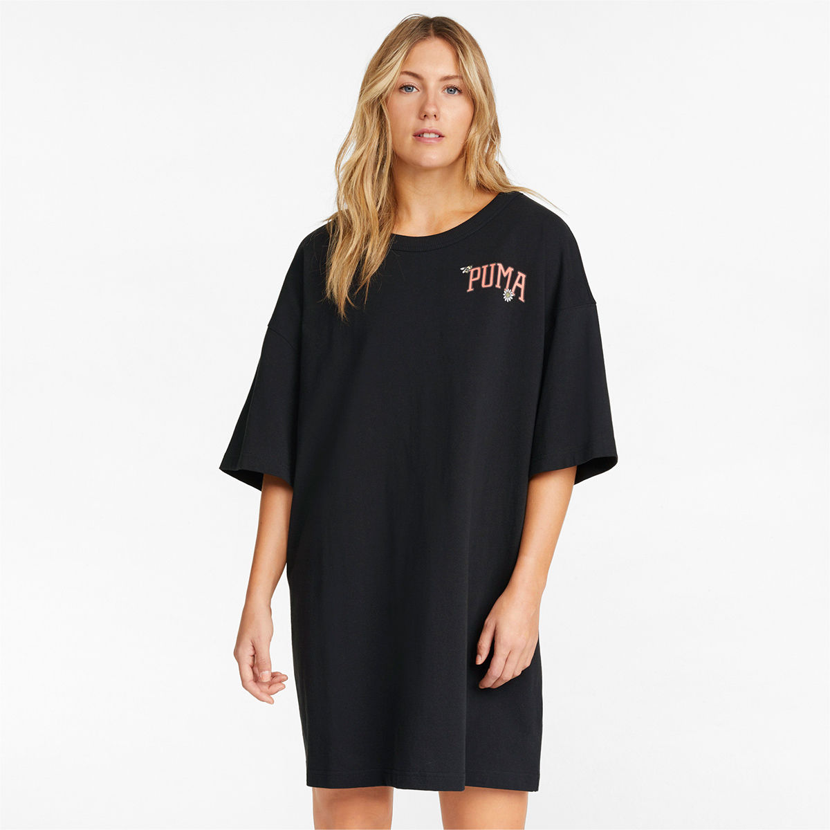 puma t shirt dress plus size Buy Puma Black Womens Slim Ess Small No.1 Logo Dress from Next USA