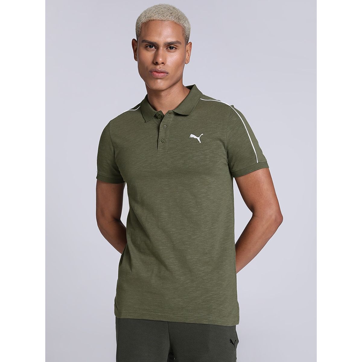 Puma olive cheap green shirt