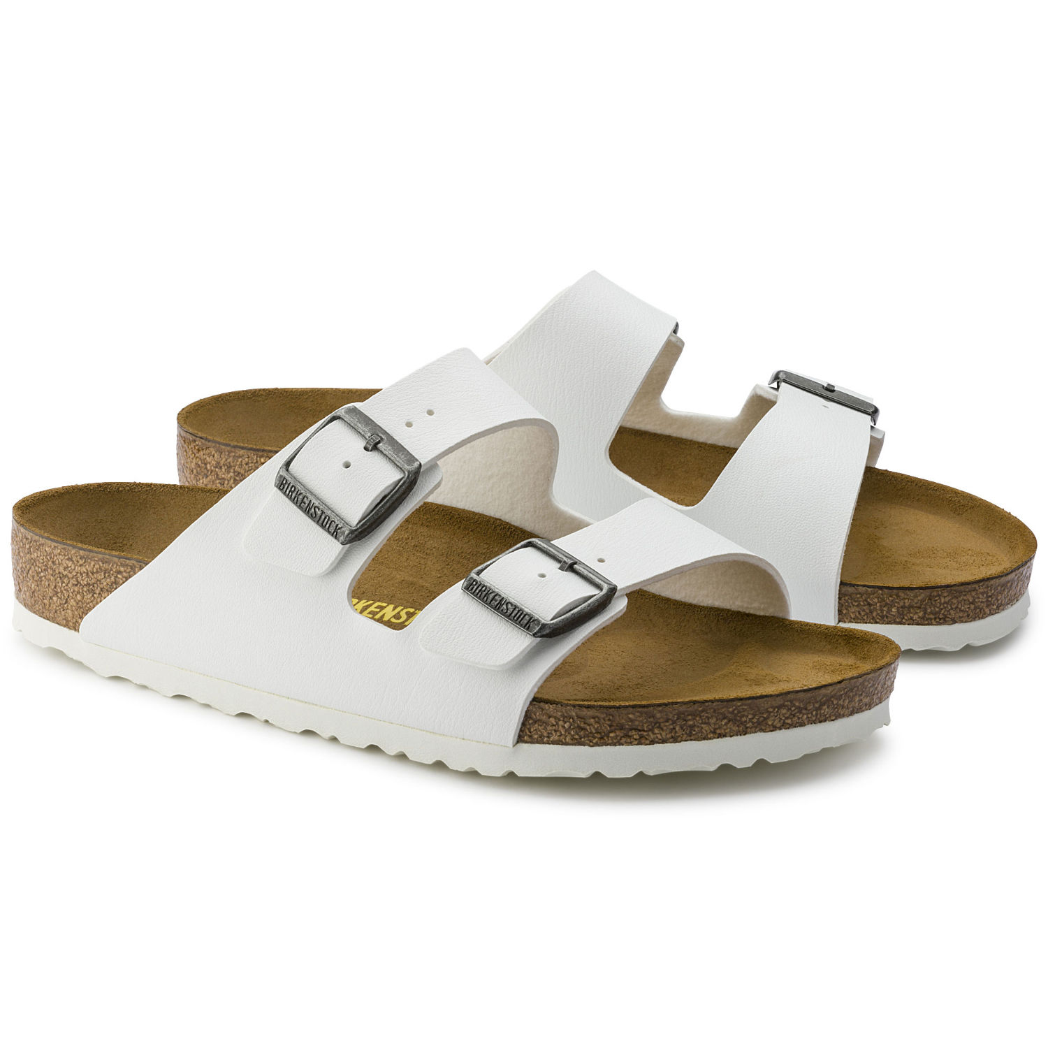 Birkenstock arizona 2025 white birko flor