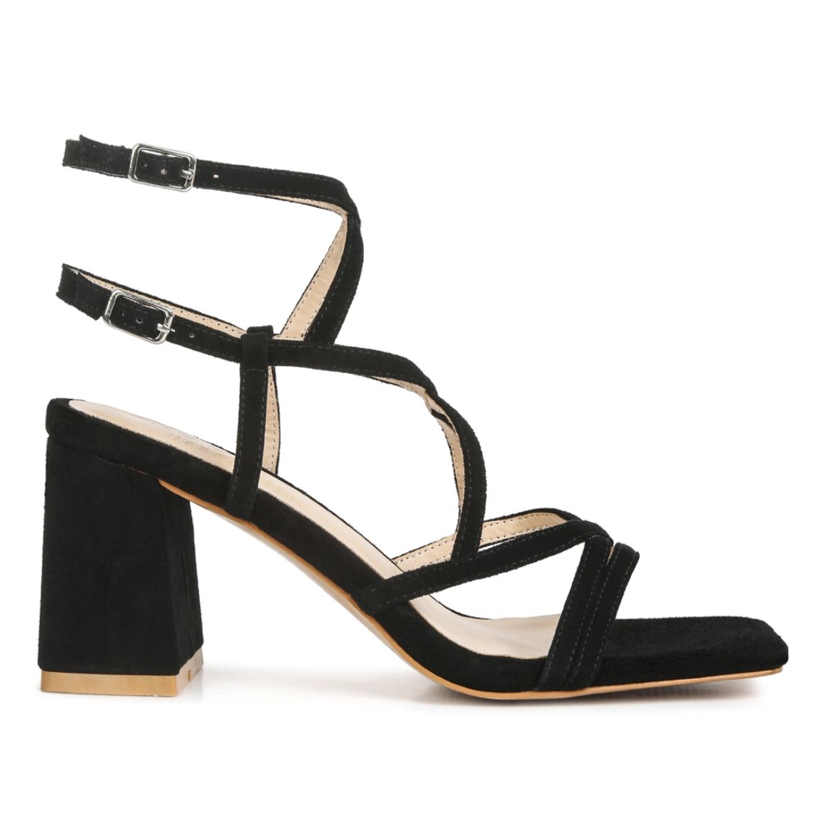 Buy SOLEPLAY by Westside Black Strappy Sandals for Online @ Tata CLiQ