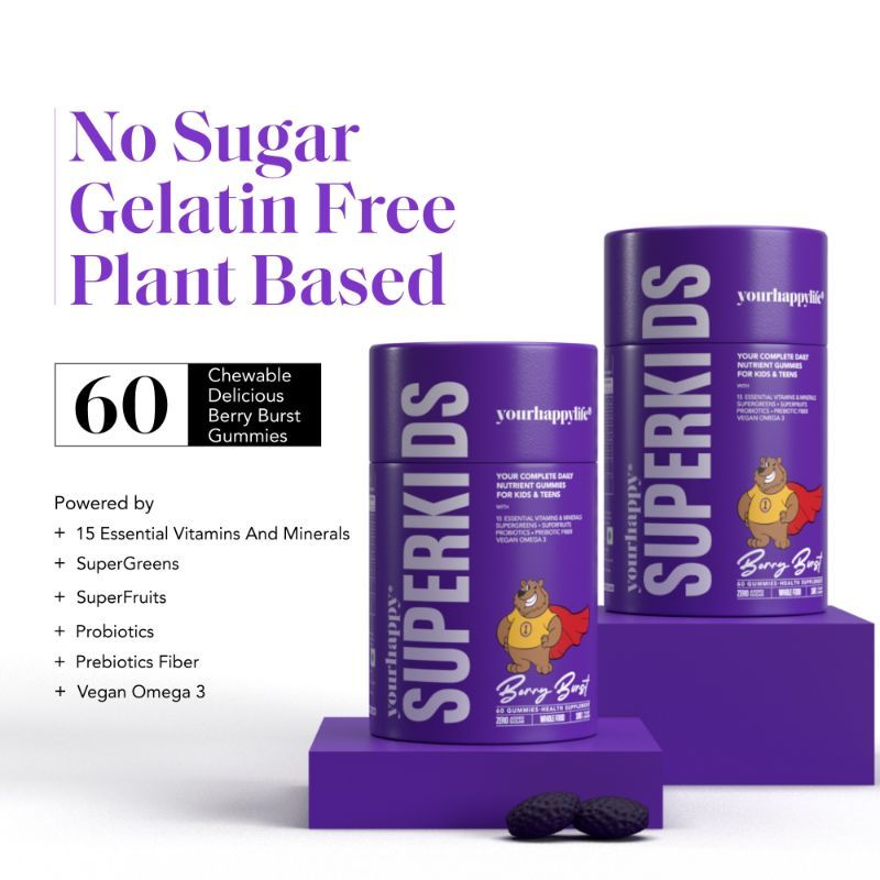 YourHappyLife Superkids Multivitamin+ Gummies With Superfruits