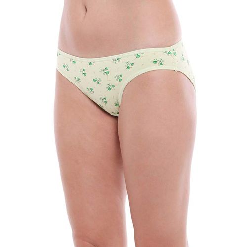 Bodycare Womens 100% Combed Cotton Printed High Cut Panties