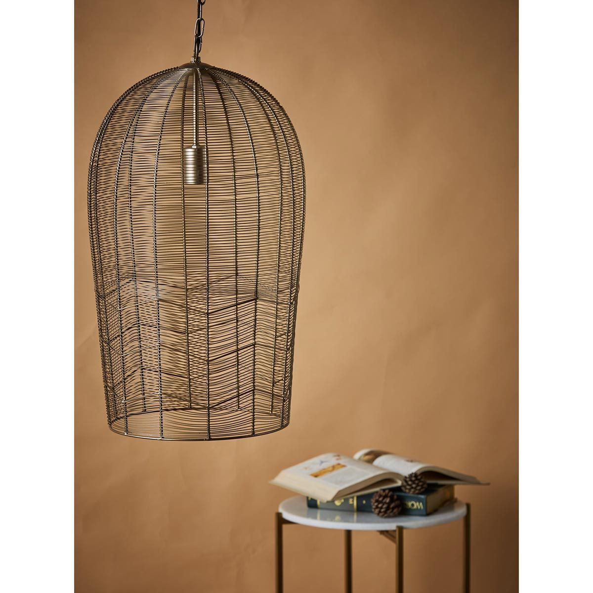 Fabindia Shaulvik Weire Mesh Pendant Buy Fabindia Shaulvik Weire Mesh Pendant Online at Best