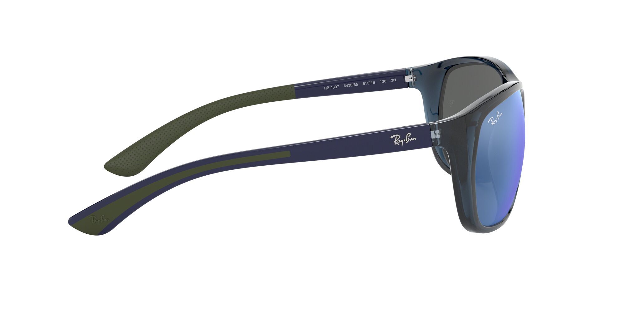 Ray-Ban 0RB4307 Blue Mirrored Active Lifestyle Rectangular