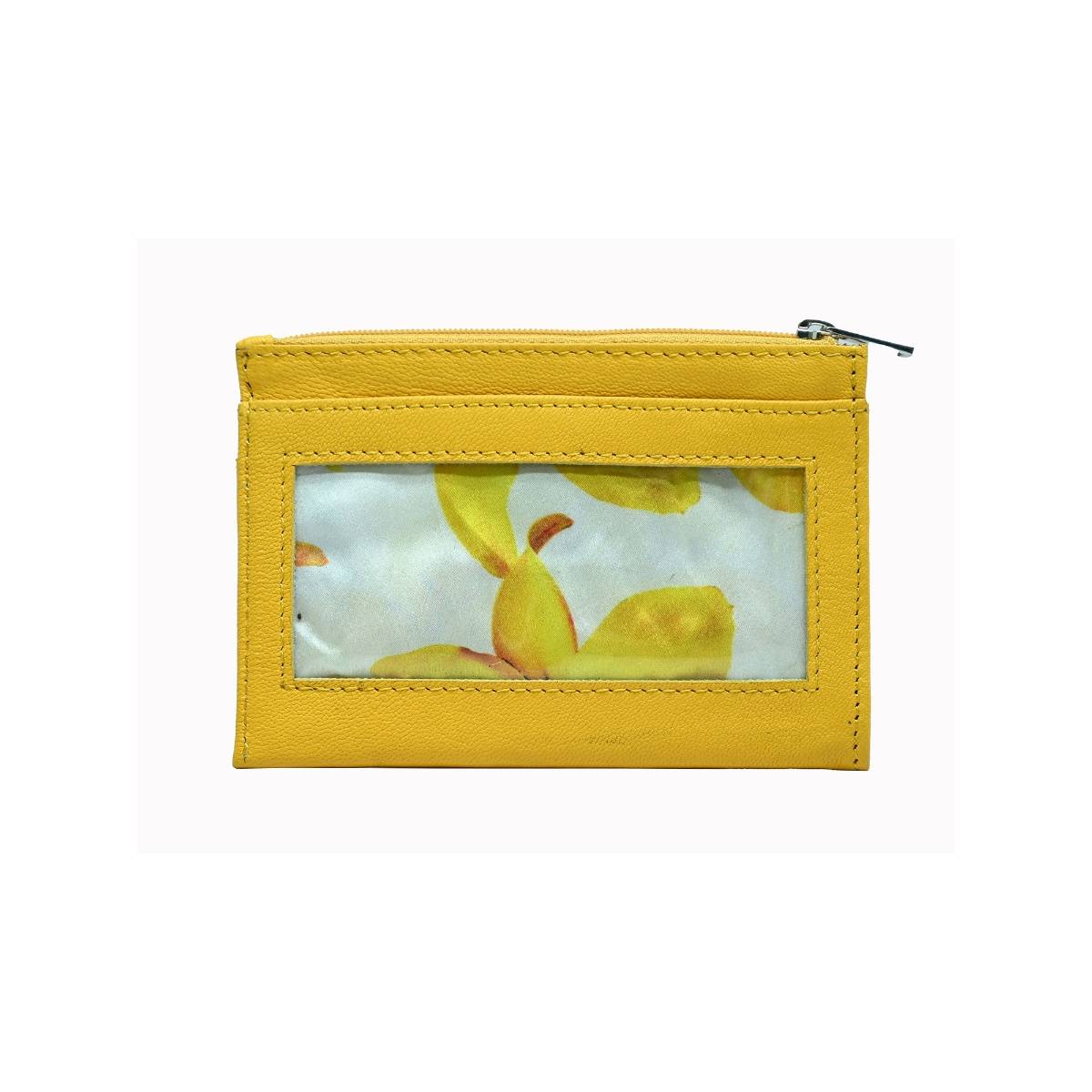 ABELARDO DE MODA Women Yellow Sandra Leather Pouch