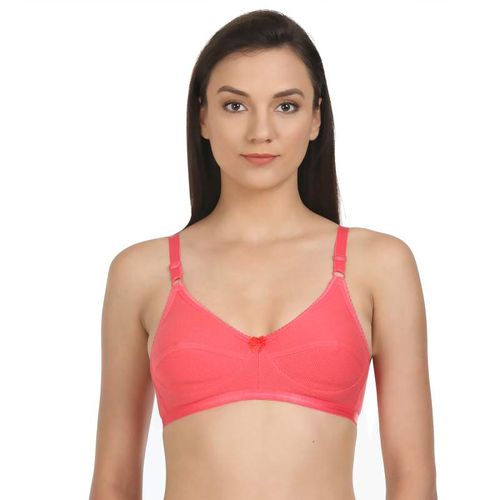 Bodycare Perfect Coverage Bra In Red-Black-Wine Color - Pack Of 3 (38B)