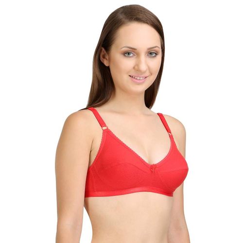 BODYCARE Pack of 3 Perfect Coverage Bra in Red Colour - E6525RERERE :  : Fashion