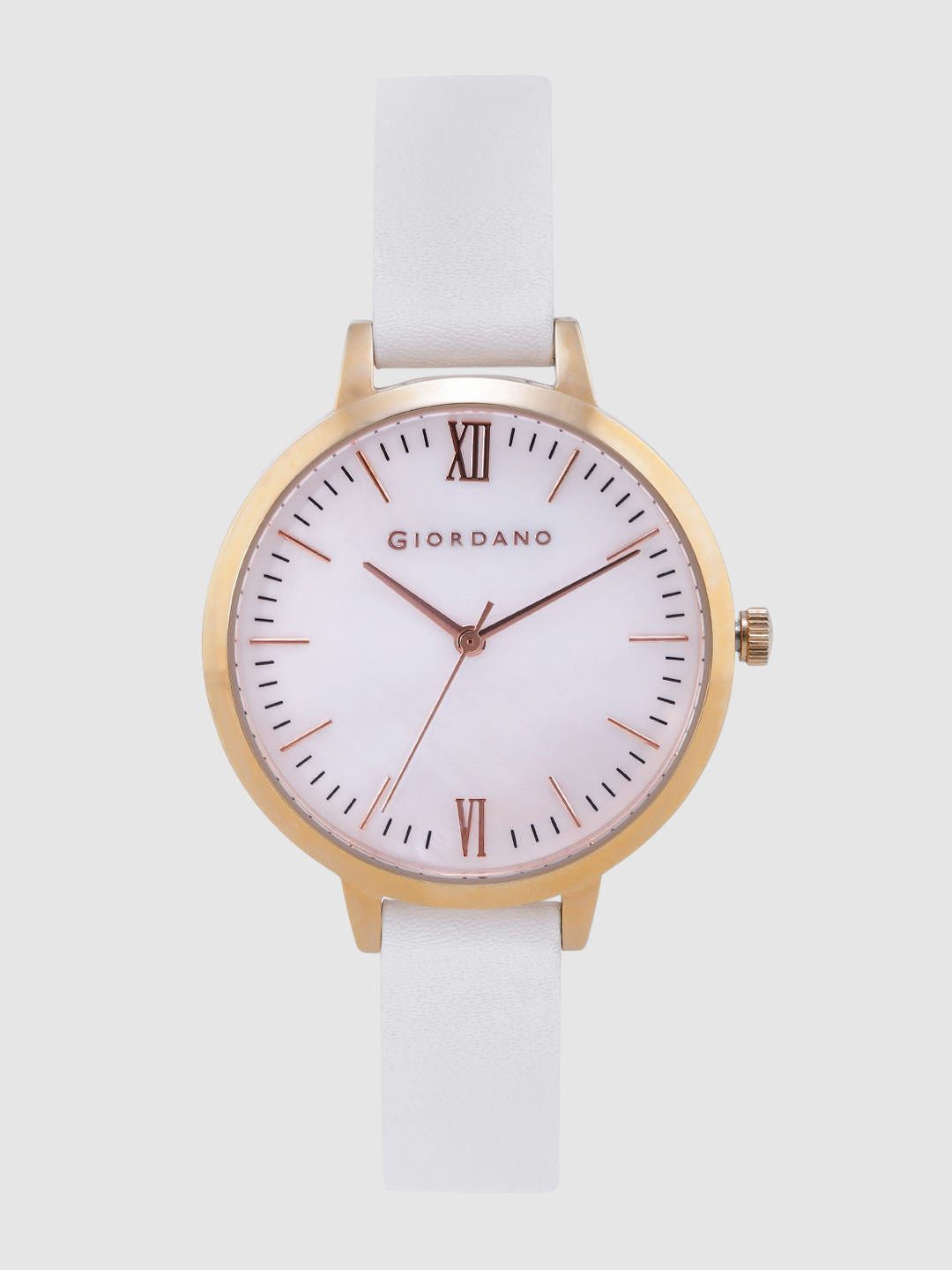 Giordano analog white dial women's watch sale