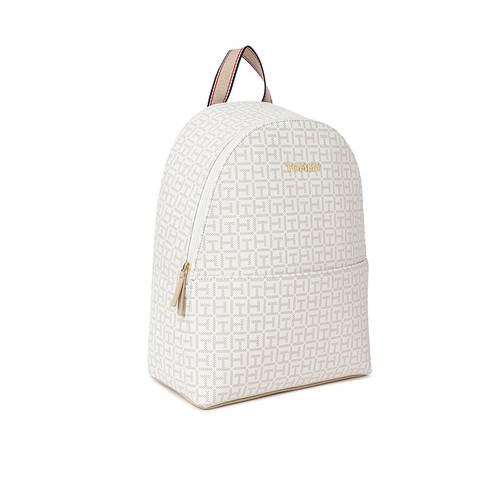 Tommy Hilfiger Women\'s White Backpack NWOT Tommy Hilfiger White Green Logo Magnetic Closure Medium  main image 4