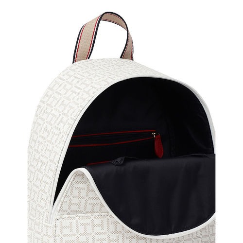 Tommy Hilfiger Women White Printed Backpack