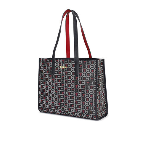Buy Tommy Hilfiger Women Multi Color Printed Tote Bag Online