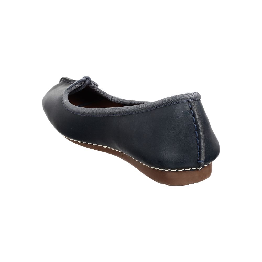 clarks freckle ice navy leather