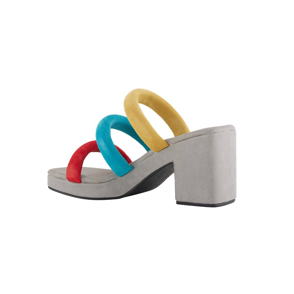 Buy SKO Colorblock Heels For Women -multicolour Online