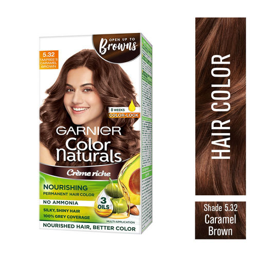 Garnier Color Naturals Mini Creme Hair Color 5 32 Tapsee S Caramel Brown Buy Garnier Color Naturals Mini Creme Hair Color 5 32 Tapsee S Caramel Brown Online At Best Price In India Nykaa