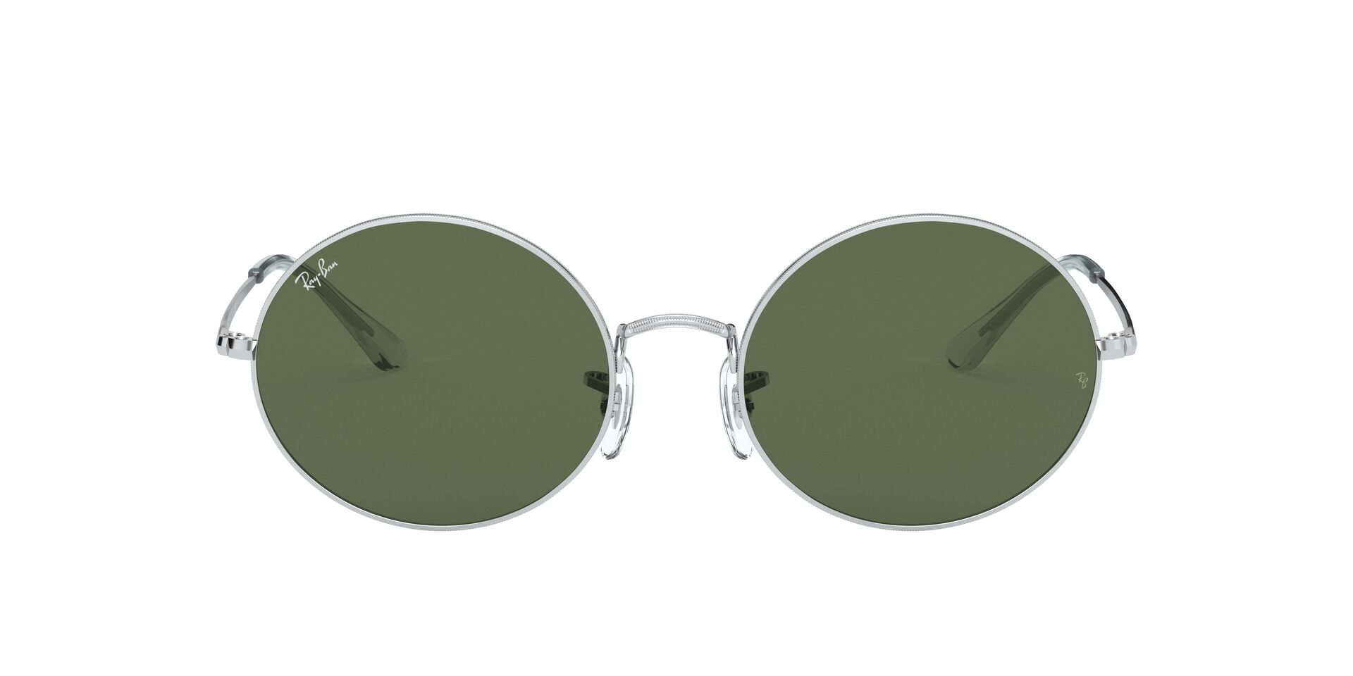 Ray-Ban 0RB1970 Green Round Sunglasses (54 mm)