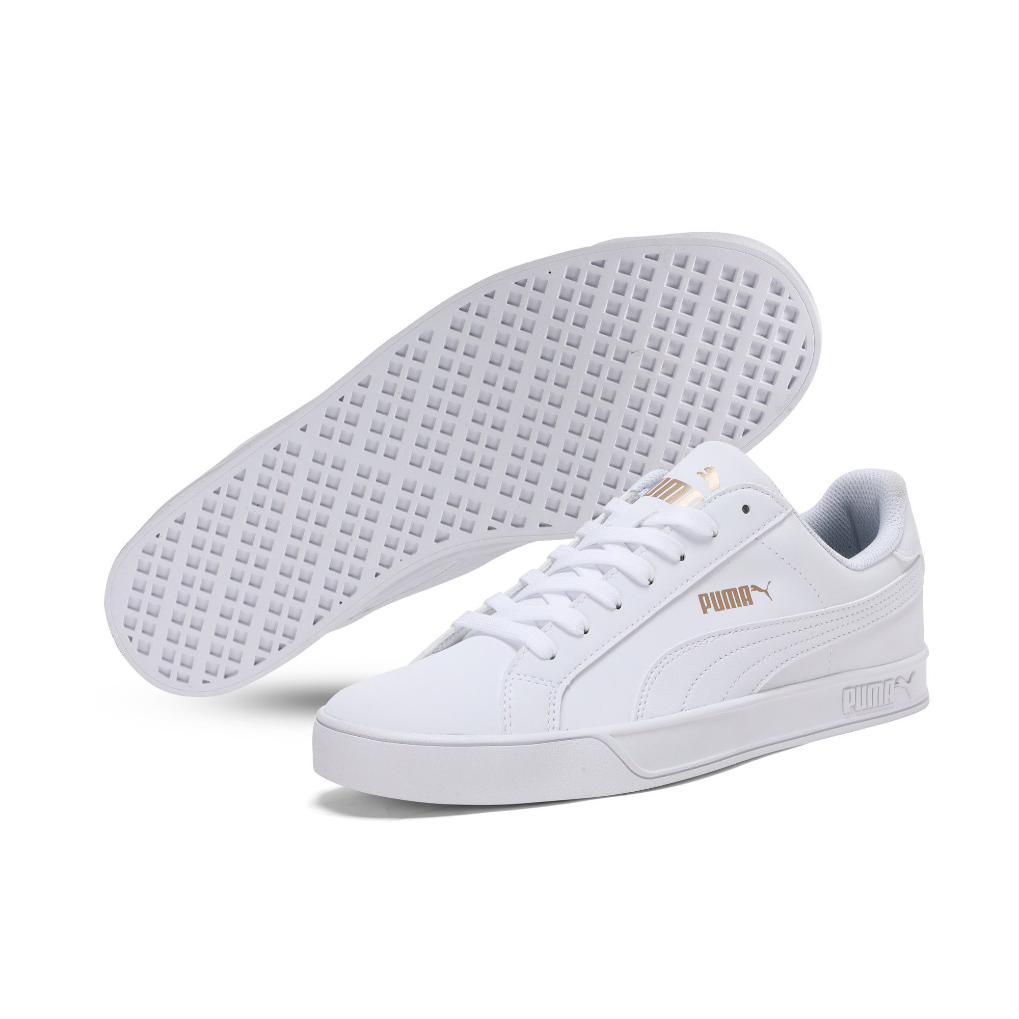 Puma - Smash v2 Vulc SL 367308-02 - Sneakers - White / Black | Mens \ Puma  | Kicks Sport - a trusted supplier of branded sports footwear