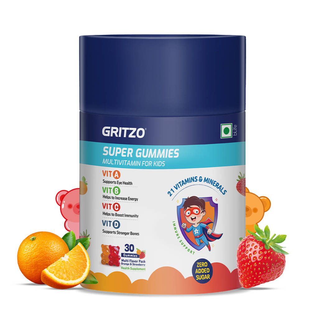 Gritzo Super Multivitamin Gummies For Kids