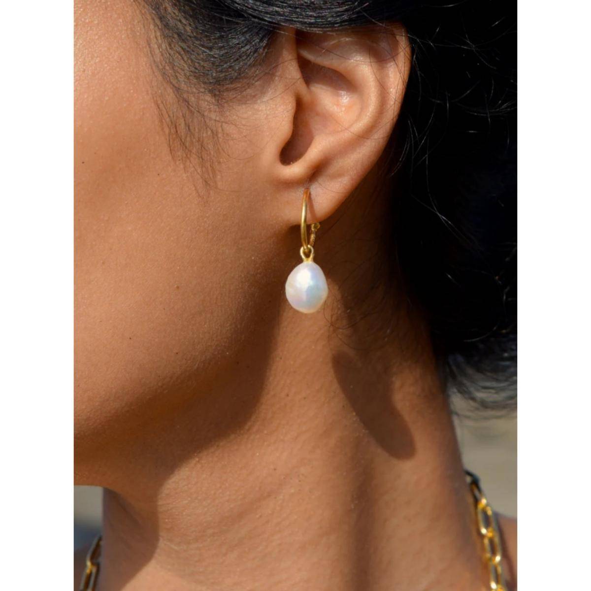 Tangerine Sundial Earrings