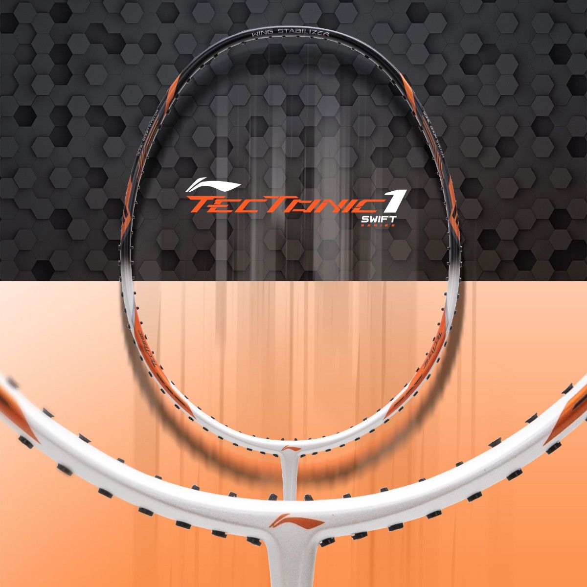 Buy Li-Ning Tectonic 1S Carbon Fibre Strung Badminton Racket