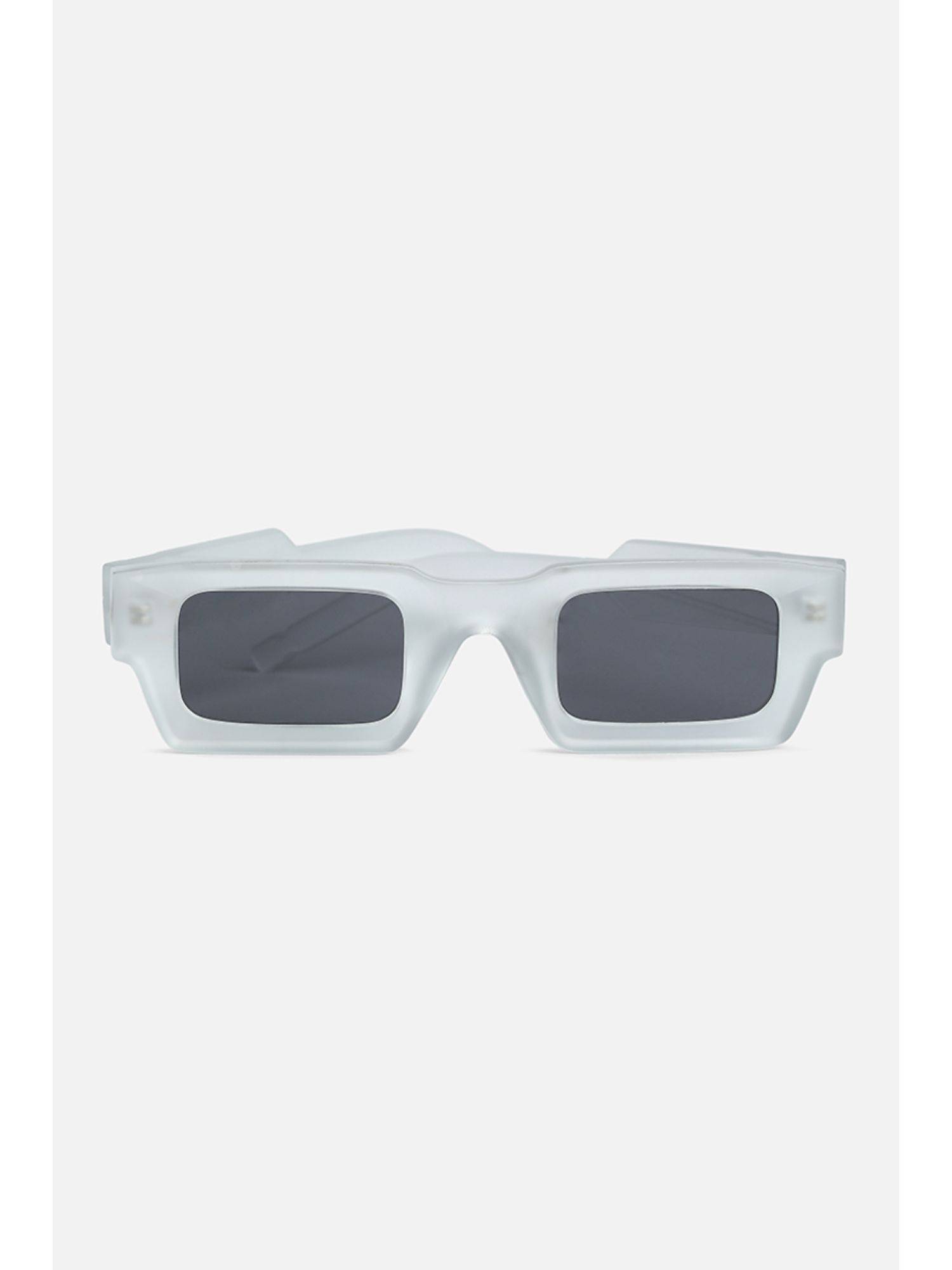 Snitch Rectangle Full Rim Rectangle Black Sunglasses (SN0142-03)