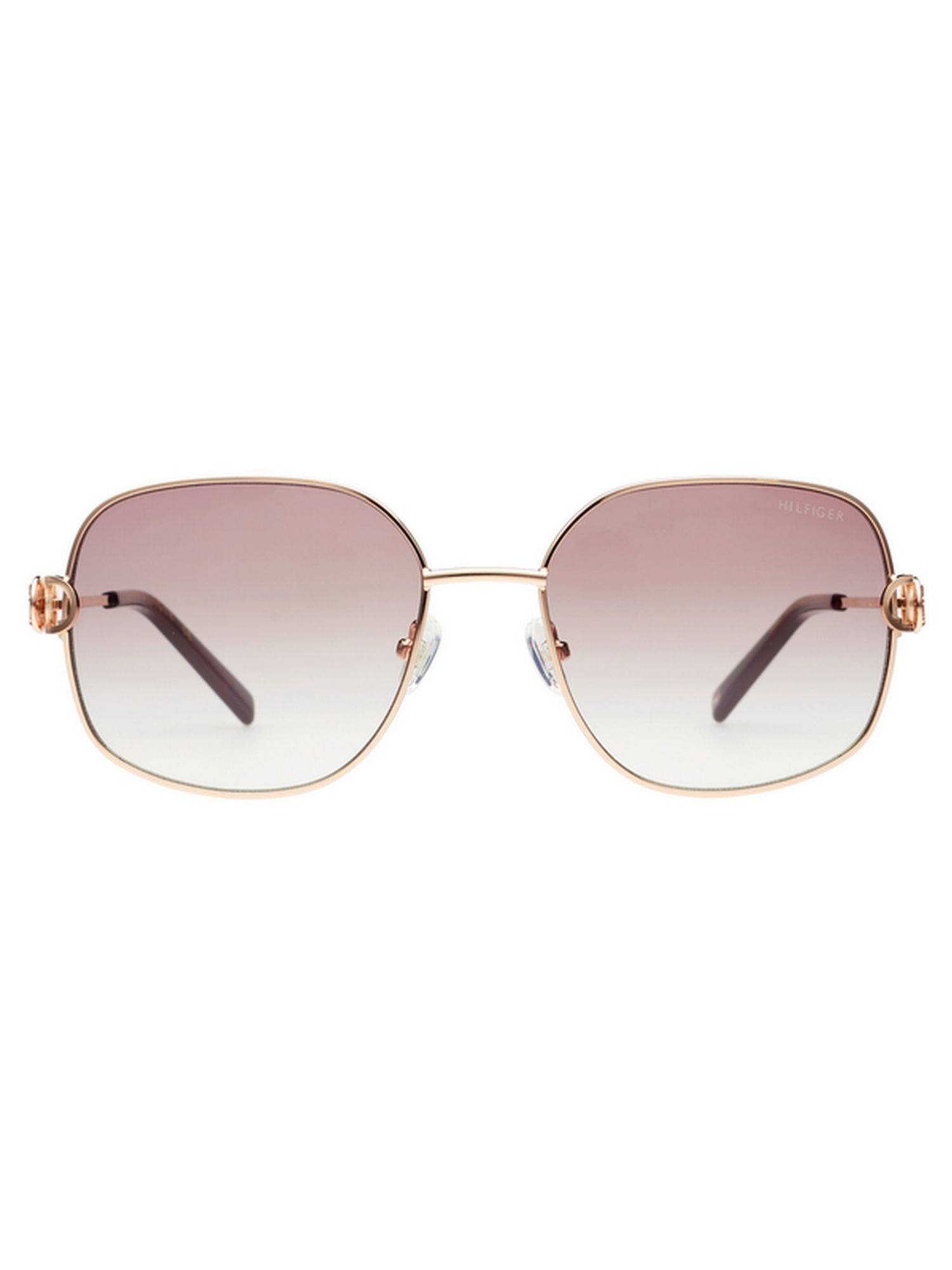 Tommy Hilfiger Smoke Pink Lens Sunglasses With UV Protection (TH 2667 C3 Rogdwinbr-34 56) (56)