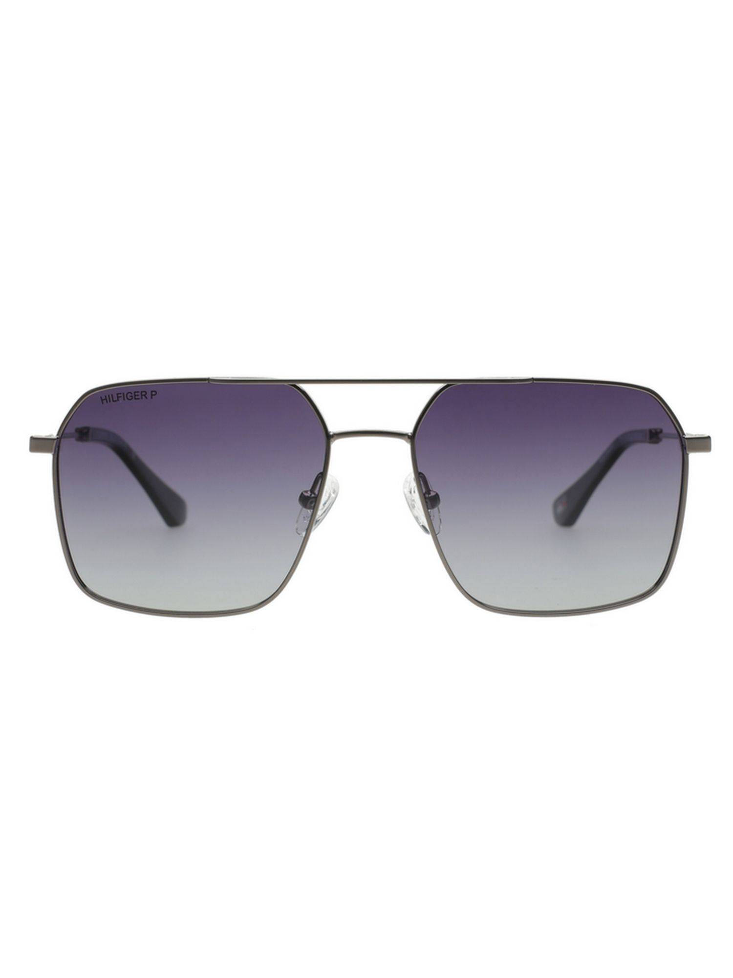 Tommy Hilfiger Smoke Grey Lens Navigator Sunglasses With UV Protection (TH 7212PL C3) (57)