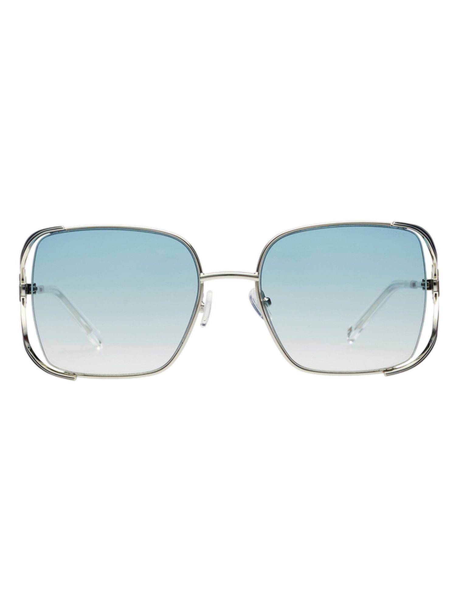 Tommy Hilfiger Smoke Turquoise Lens Sunglasses With UV Protection (TH 8006 C3 Sicrbl-33 56) (56)