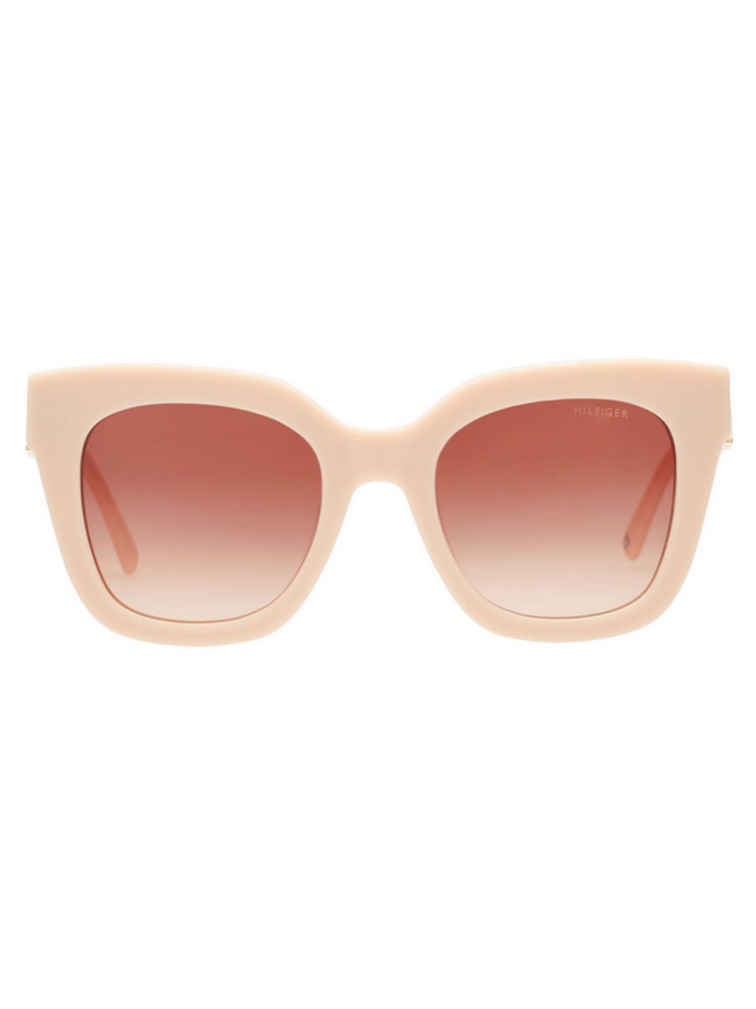 Tommy Hilfiger Smoke Brown Lens Sunglasses With UV Protection (TH 8010 C2 Ltpingdpin 50) (50)