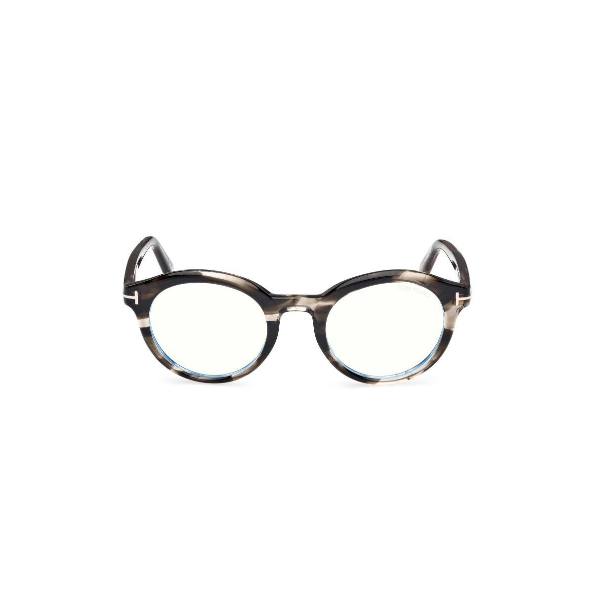 Tom Ford Eyewear Brown Acetate Unisex Round Frame (FT6061-B 50 056) (50)