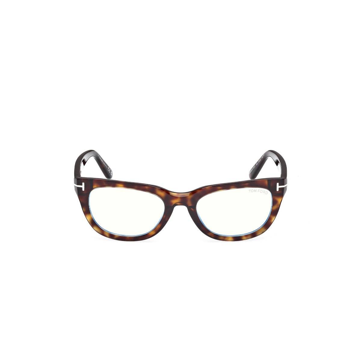 Tom Ford Eyewear Brown Acetate Women Rectangular Frame (FT6066-B 53 052) (53)