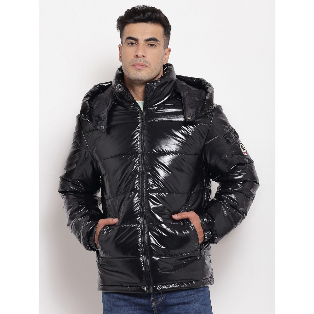 Buy Red Tape Mens Black Jacket Online