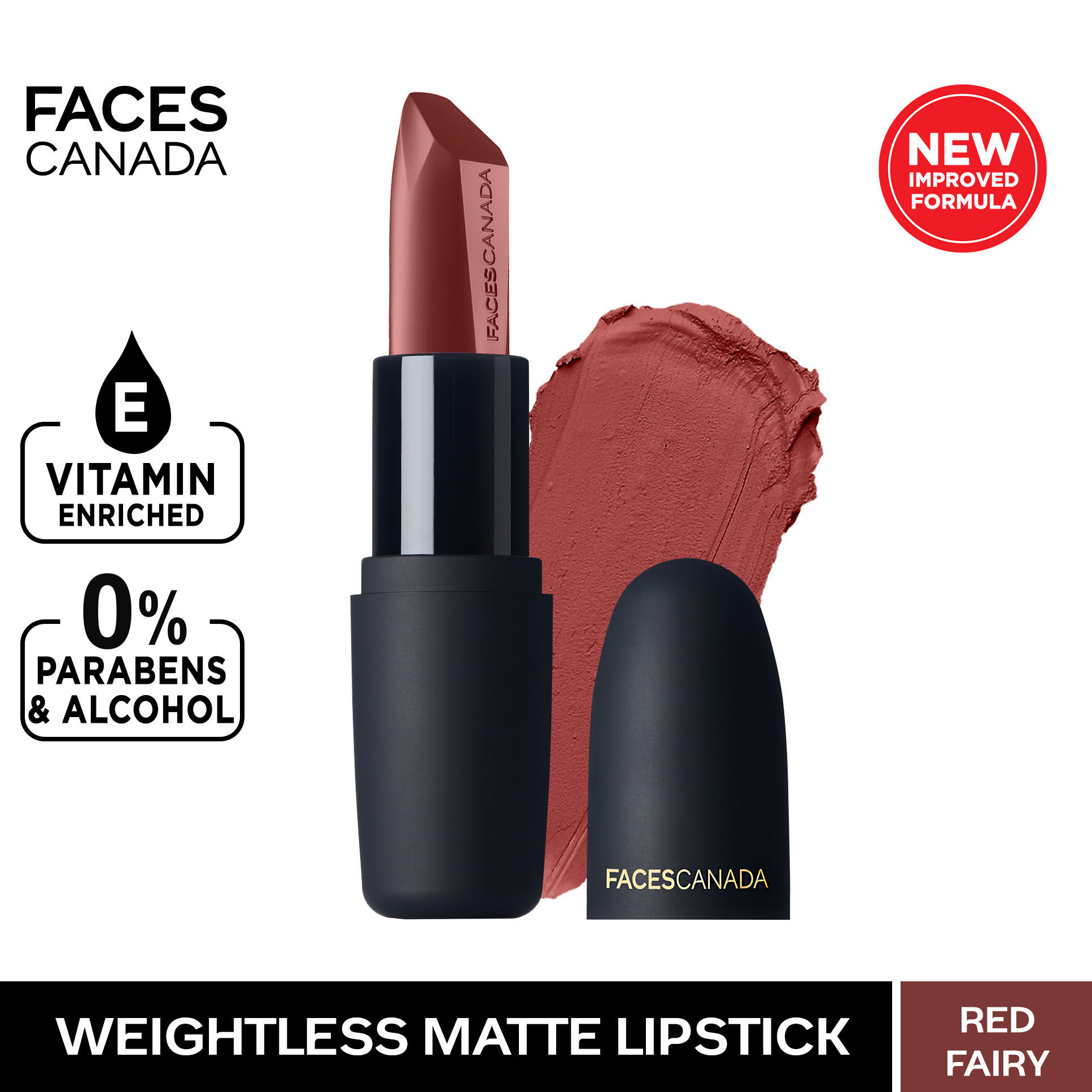 Faces Canada Weightless Matte Finish Lipstick - Red Fairy 23