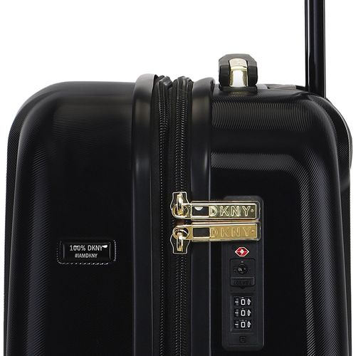 New Era Dkny Cabin Luggage DKNY New Era Black ABS PC Hard Luggage