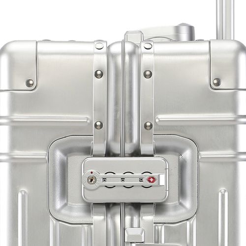 Buy Perquisite Aluminium Trolly Silver Hard Luggage Bag Online