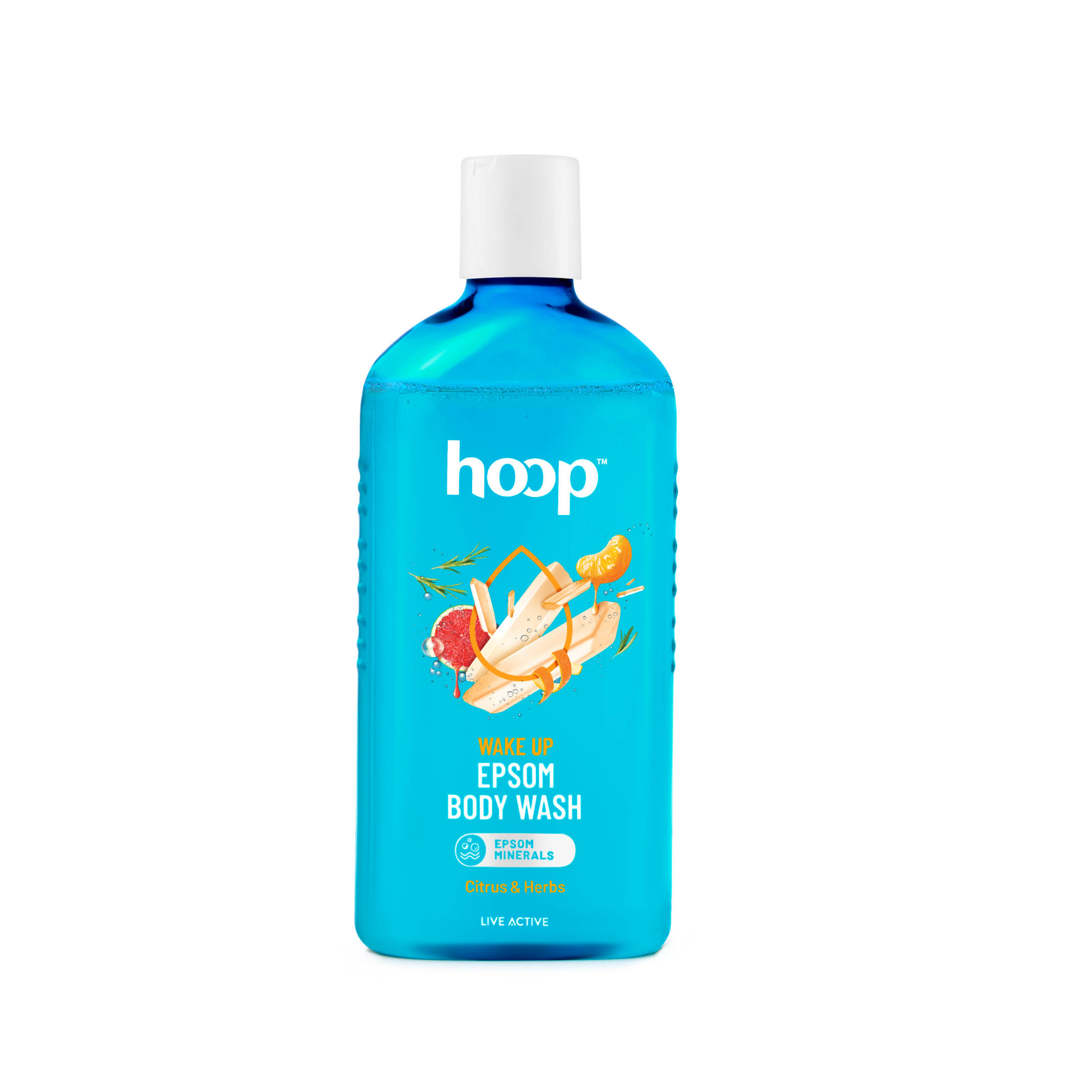 hoop Wake Up Epsom Body Wash Citrus & Herbs