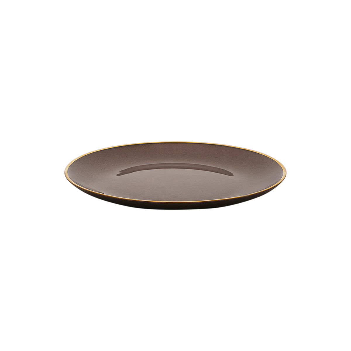 Pure Home + Living Natural Dark Copper Brown Dinner Plate: Buy Pure ...