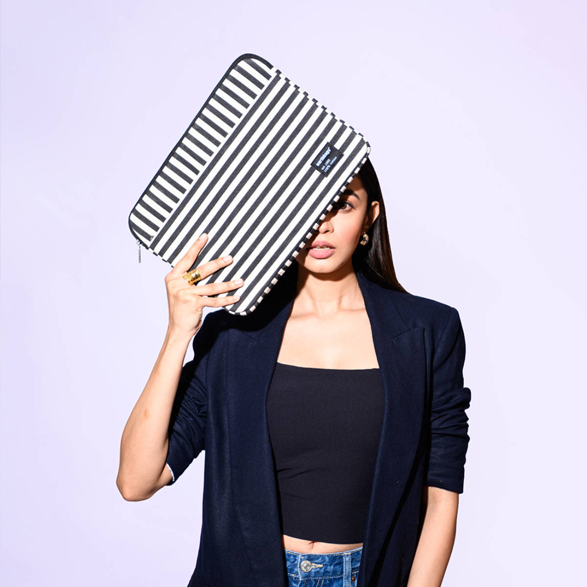 Earth Bags Vogue Laptop Sleeve Striped Multi-Color