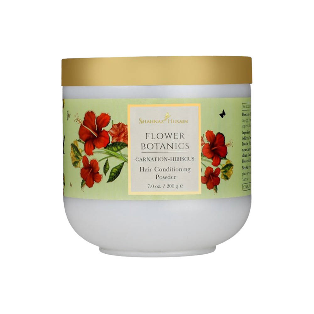 Shahnaz Husain Flower Botanics Carnation- Hibiscus Hair Powder