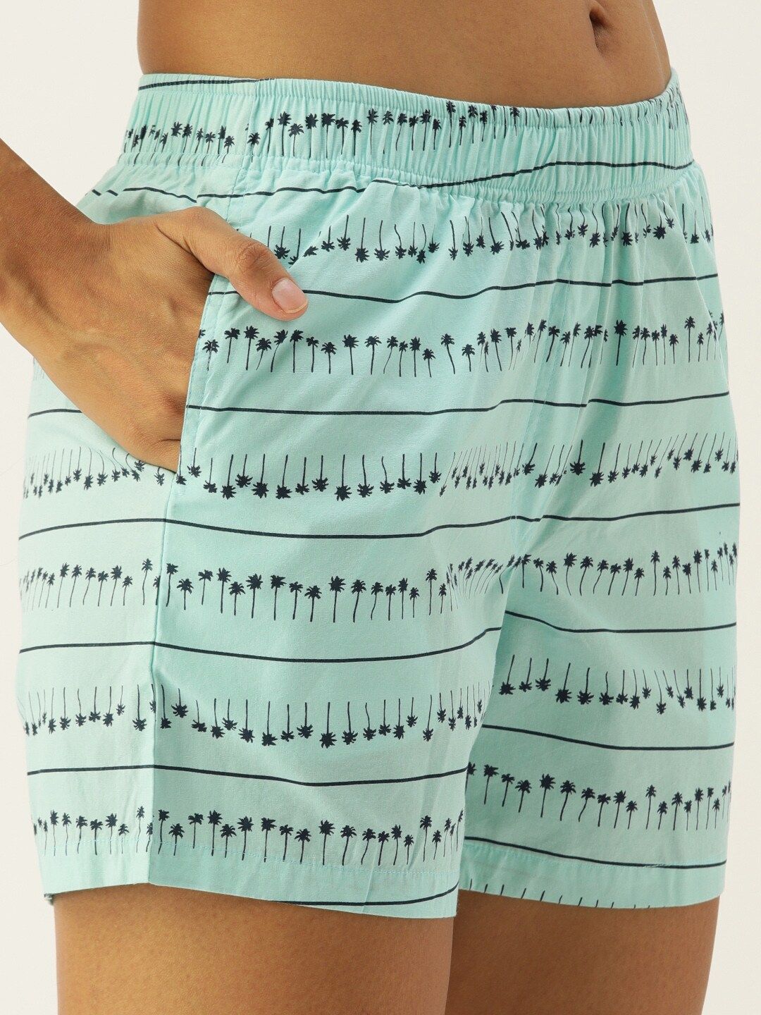 Clt.s Women Tshirt & Shorts Blue Buy Clt.s Women Tshirt & Shorts